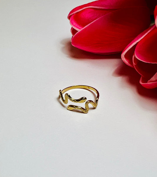 Anello Snake Gold